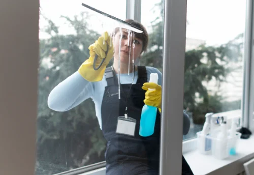 Nettoyage de vitres intérieures et extérieures à Rillé